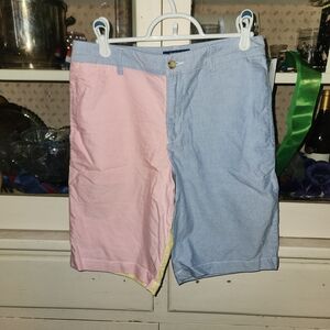 Ralph Lauren Blue Label Kids Colorblock Shorts - Pink and Blue